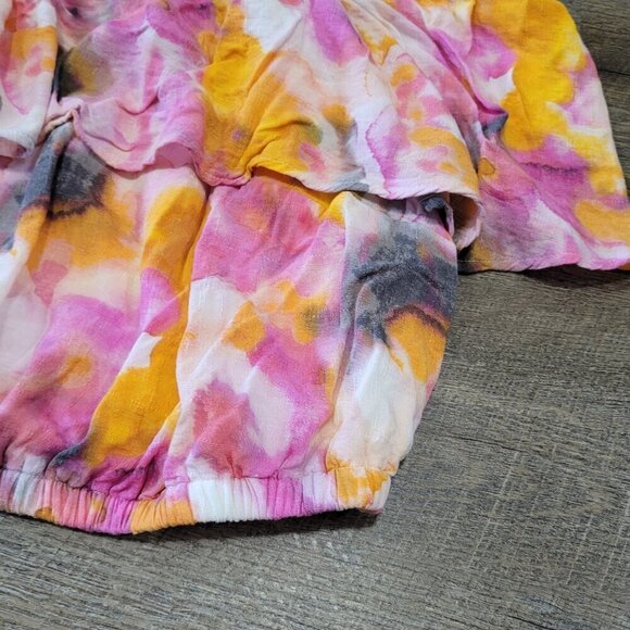 TORRID | Watercolor Tie-Dye Off Shoulder Crop Top | Sz. 3X - Picture 5 of 9